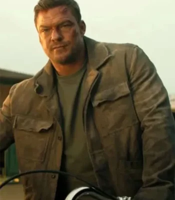 Alan Ritchson Reacher S03 Brown Jacket