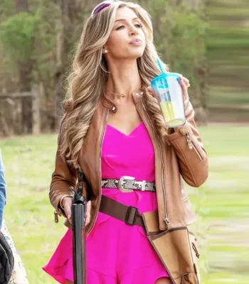 Alexandria DeBerry The Hunting Wives S01 Brown Jacket