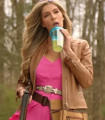 Alexandria DeBerry The Hunting Wives S01 Brown Jacket