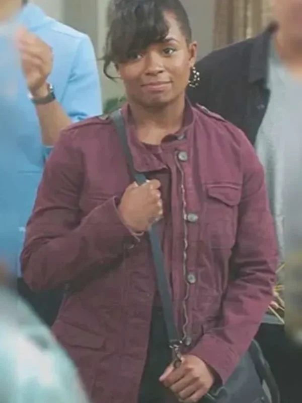 Alexis Floyd Grey’s Anatomy S21 Maroon Jacket
