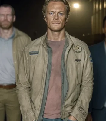 Alfie Allen Atomic SO1 Suede Leather Jacket