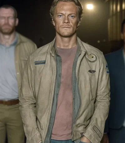 Alfie Allen Atomic SO1 Suede Leather Jacket