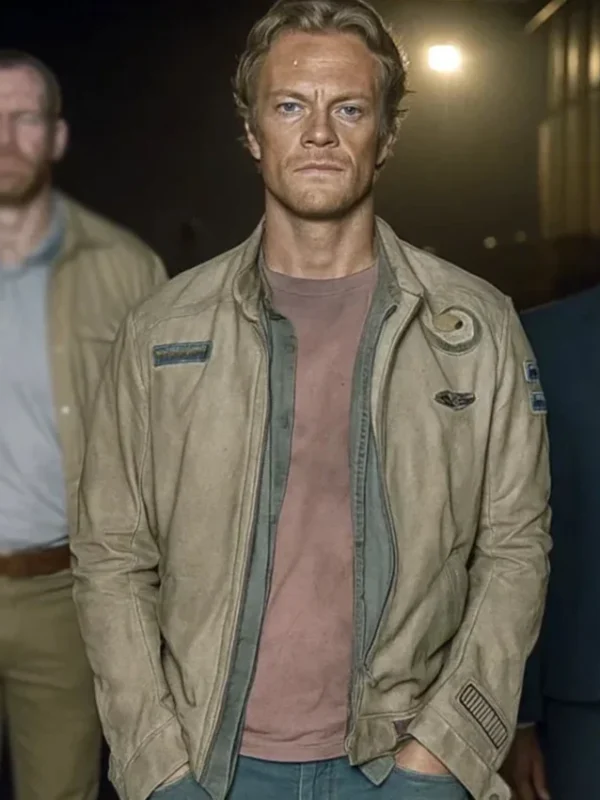 Alfie Allen Atomic SO1 Suede Leather Jacket