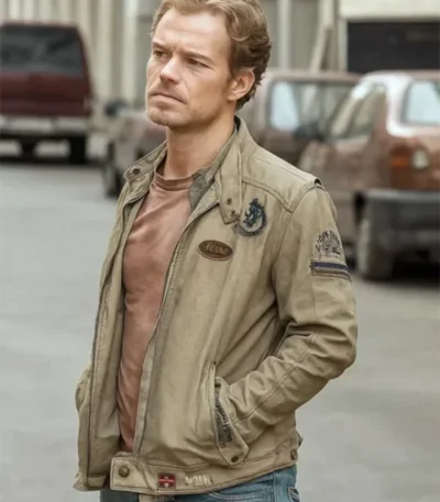 Alfie Allen Atomic SO1 Suede Leather Jacket