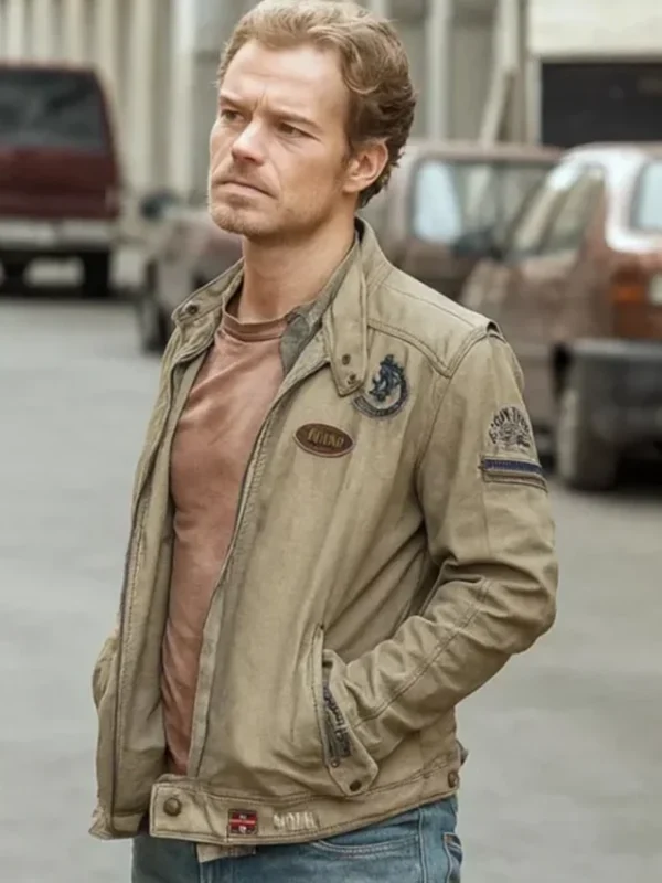 Alfie Allen Atomic SO1 Suede Leather Jacket