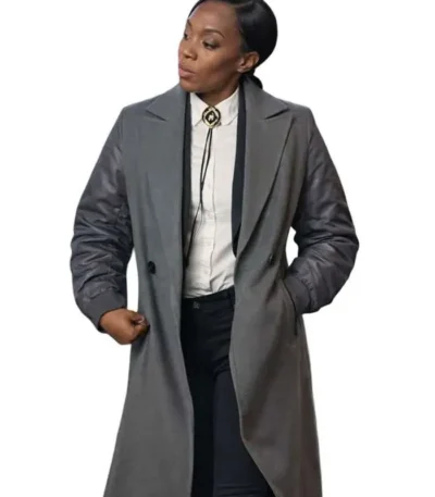 All the Queens S05 Men Racquel Palmer Grey Coat