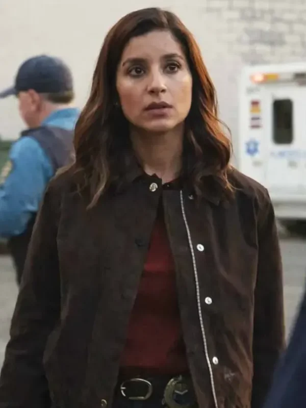 Allegiance S03 Sabrina Sohal Brown Suede Jacket