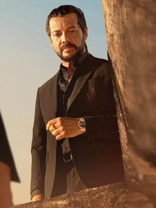 Álvaro Morte Two Graves S01 Black Blazer