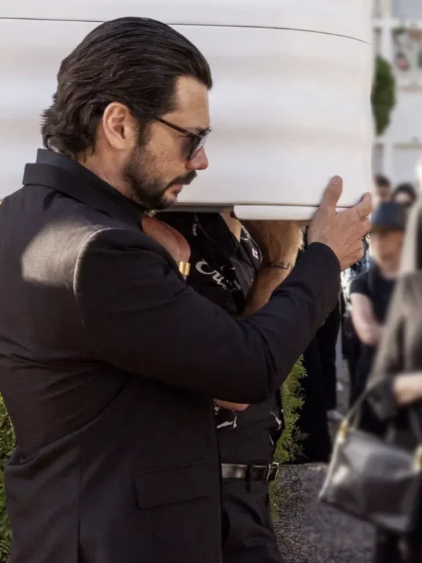 Álvaro Morte Two Graves S01 Black Blazer