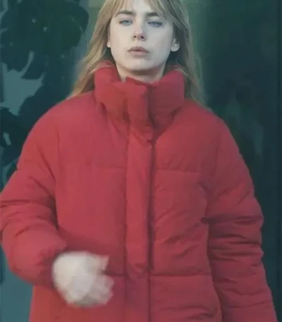 Amaia Olaberria Olympo S01 Red Puffer Jacket