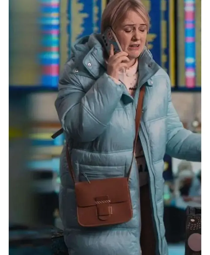 Amandaland Anne Flynn Blue Puffer Coat Amandaland Anne Flynn Blue Puffer Coat