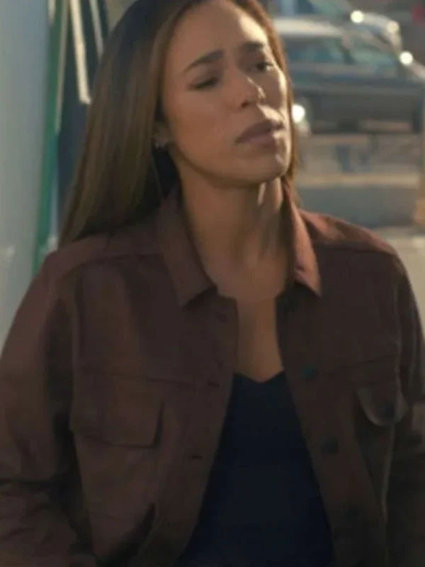 Amber Oliveras Countdown S01 Maroon Jacket