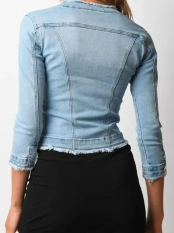Amna Al Qubaisi F1 The Academy Embellished Denim Jacket