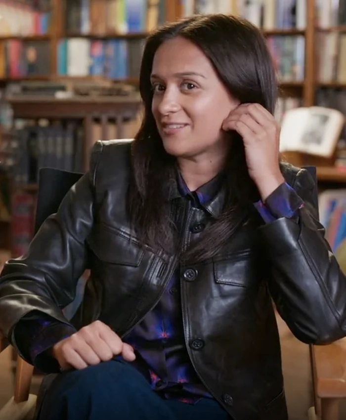 Amy-Leigh Hickman You S05 Black Leather Jacket Amy-Leigh Hickman You S05 Black Leather Jacket