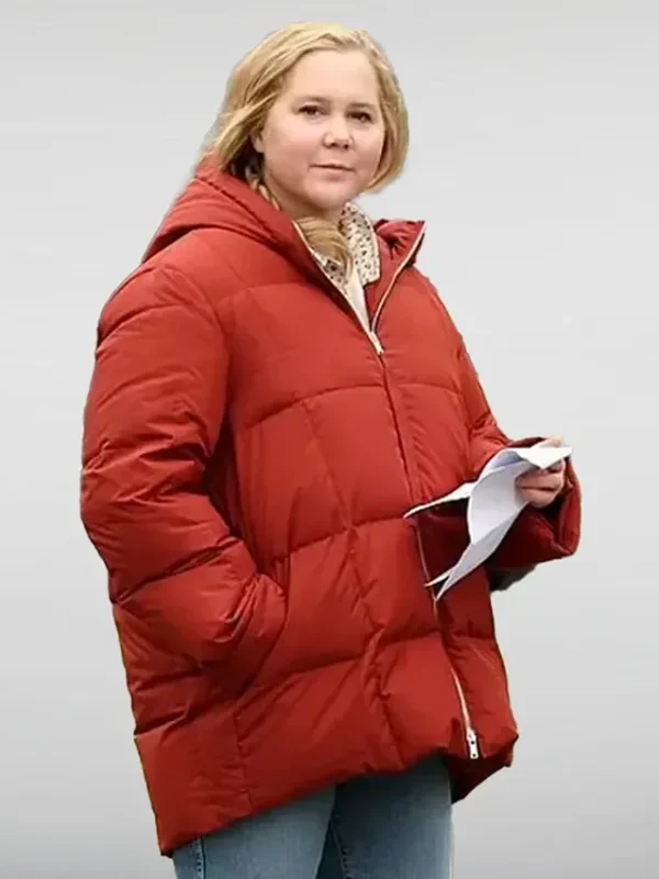 Amy Schumer Life and Beth S02 Orange Puffer Jacket