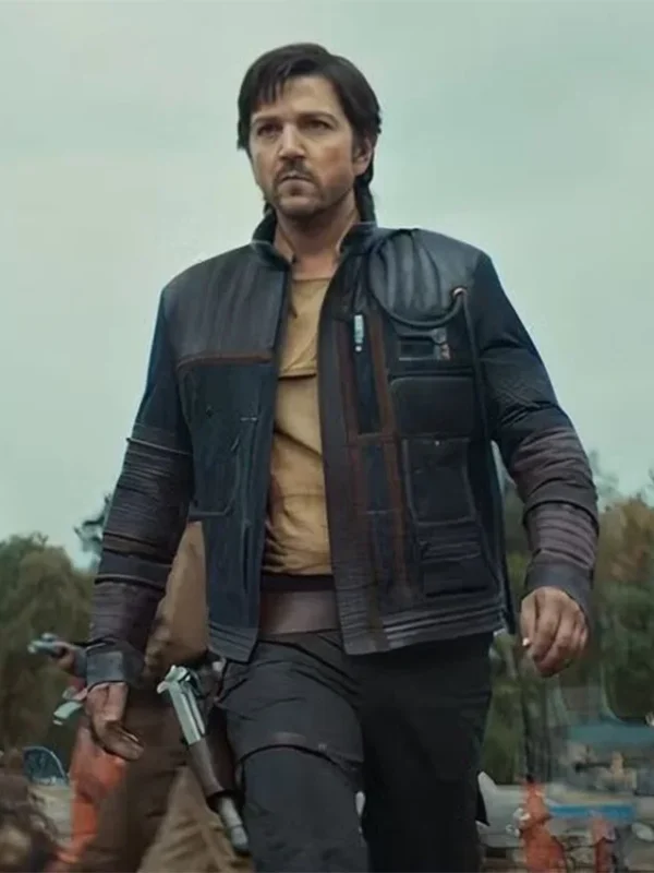 Andor S02 Cassian Andor Black Leather Jacket