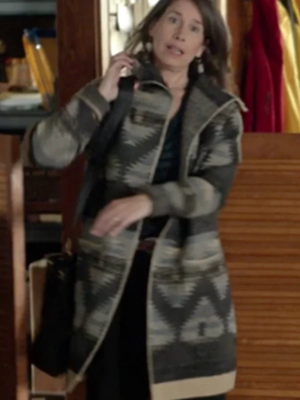 Andrea Menard Sullivans Crossing S03 Aztec Print Coat
