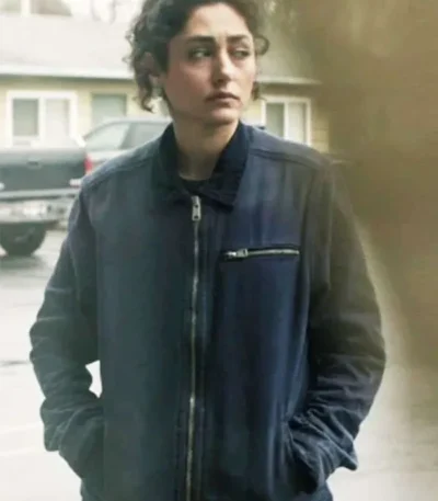 Aneesha Malik Invasion S03 Blue Cotton Jacket