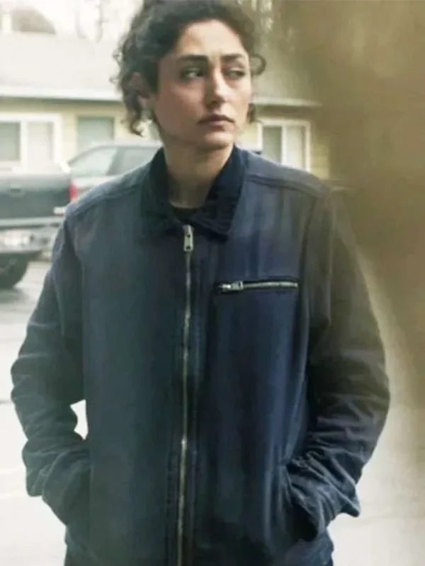 Aneesha Malik Invasion S03 Blue Cotton Jacket