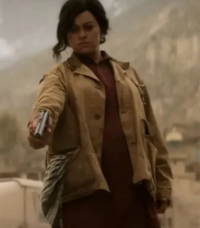 Angela Adams The Old Man S02 Brown Jacket