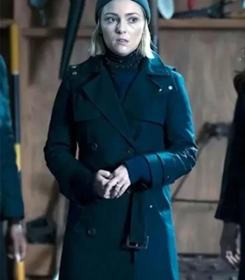 AnnaSophia Robb Grosse Pointe Garden Society S01 Wool Coat