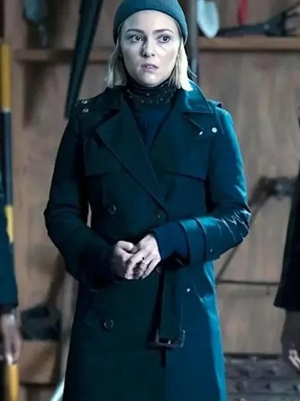 AnnaSophia Robb Grosse Pointe Garden Society S01 Wool Coat