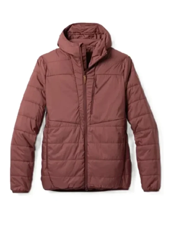 Anthony S. Goolsby Will Trent S03 Maroon Puffer Jacket