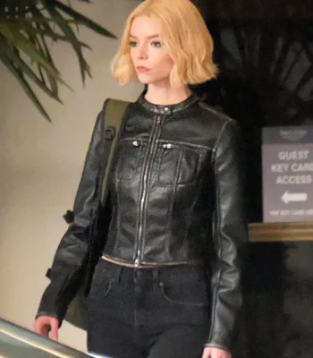 Anya Taylor-Joy Lucky S01 Black Leather Jacket