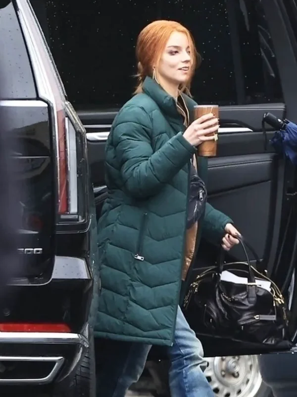 Anya Taylor-Joy Lucky S01 Puffer Coat