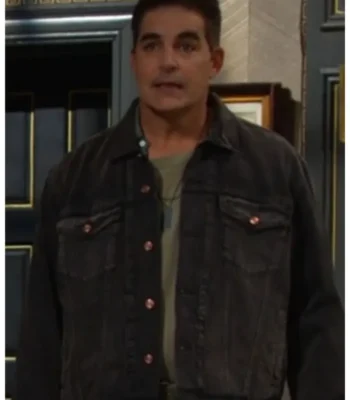 Arnold Days Of Our Lives Black Denim Jacket