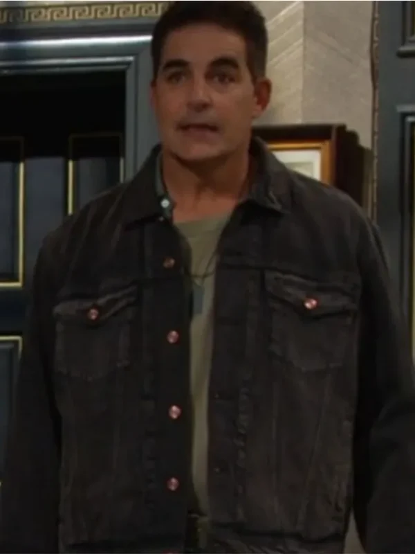 Arnold Days Of Our Lives Black Denim Jacket