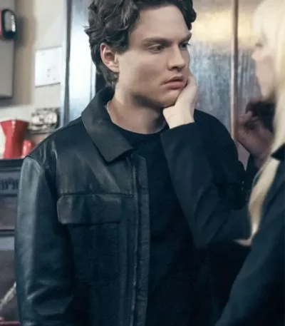Asa Germann Gen V S02 Black Leather Jacket
