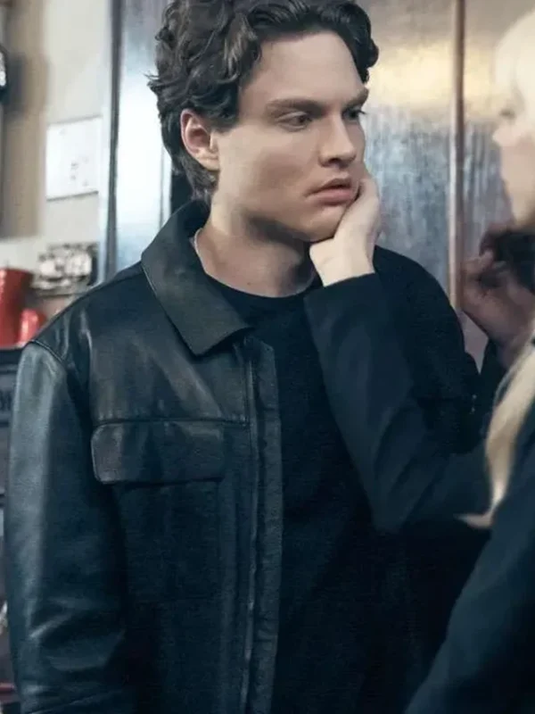 Asa Germann Gen V S02 Black Leather Jacket