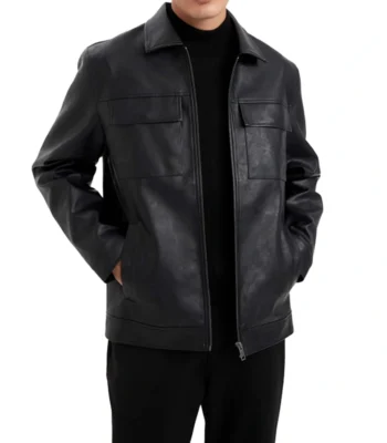 Asa Germann Gen V S02 Black Leather Jacket