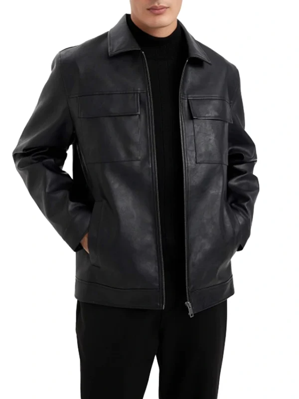 Asa Germann Gen V S02 Black Leather Jacket