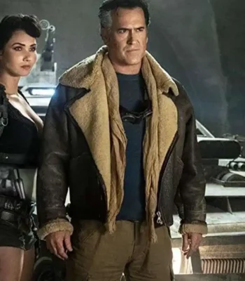 Ash vs Evil Dead Bruce Campbell Shearling Jacket