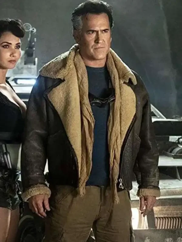 Ash vs Evil Dead Bruce Campbell Shearling Jacket