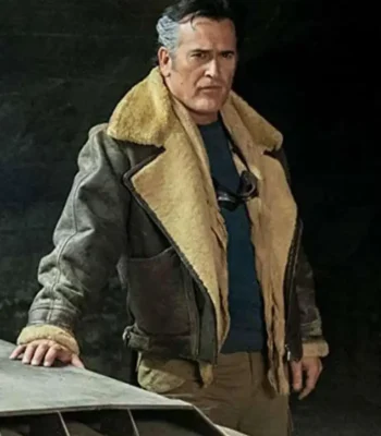 Ash vs Evil Dead Bruce Campbell Shearling Jacket