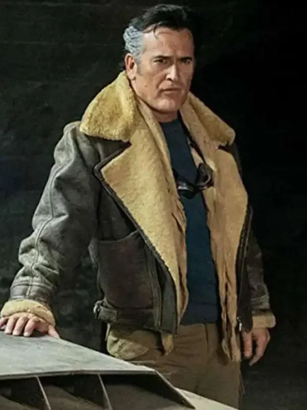 Ash vs Evil Dead Bruce Campbell Shearling Jacket