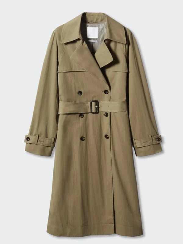 Asher Keddie Strife S02 Beige Trench Coat