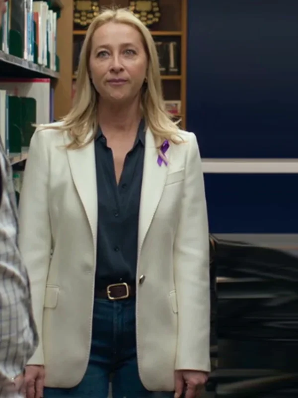 Asher Keddie Strife S02 White Blazer