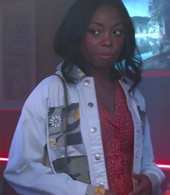 Asjha Cooper Side Quest Floral Camo Jacket