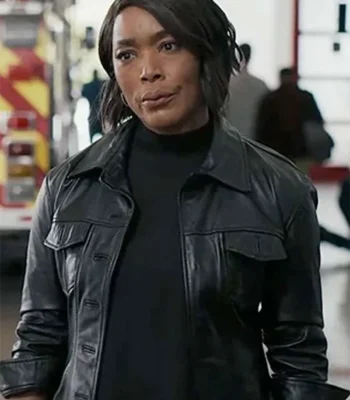 Athena Grant 9-1-1 S08 Black Leather Jacket