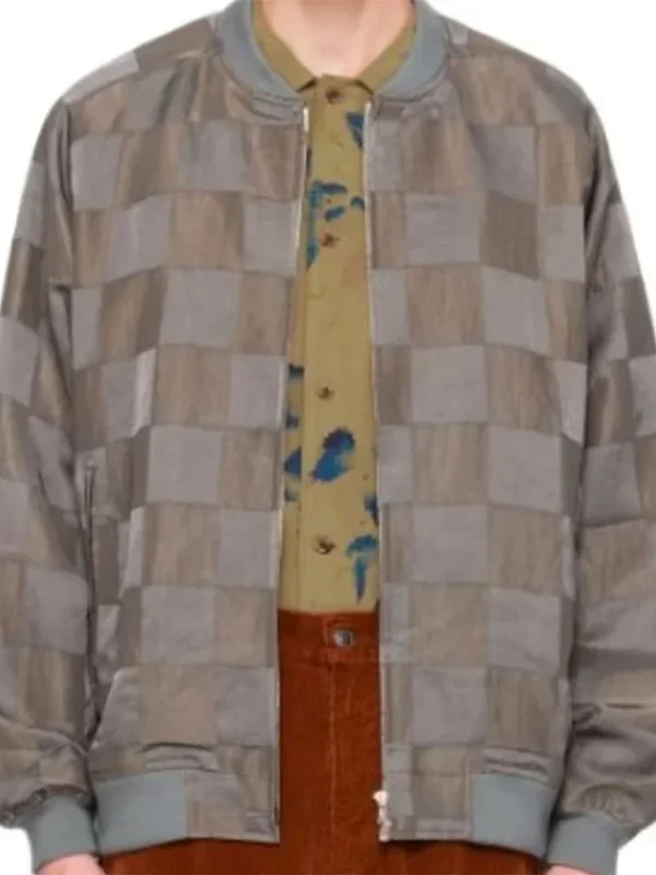 Aury Krebs Brilliant Minds Checkered Jacket