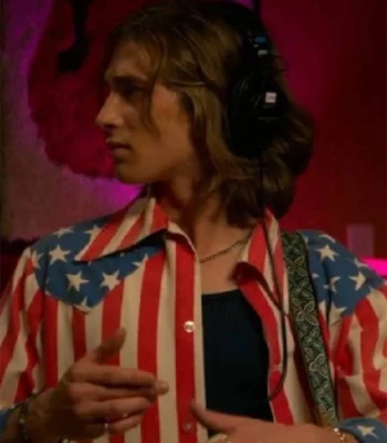 Axel Ellis The Runarounds S01 USA Flag Shirt