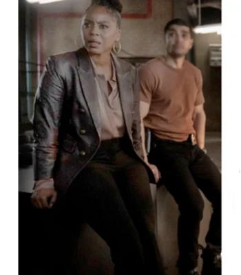 Ayanna Bell Law and Order Organized Crime S05 Brown Blazer