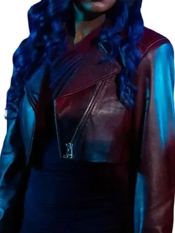 Beauty in Black S02 Amber Reign Cropped Leather Jacket