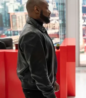Beauty in Black S02 Jules Leather Bomber Jacket