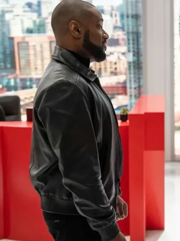 Beauty in Black S02 Jules Leather Bomber Jacket