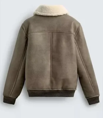 Beauty in Black Xavier Smalls Aviator Leather Jacket